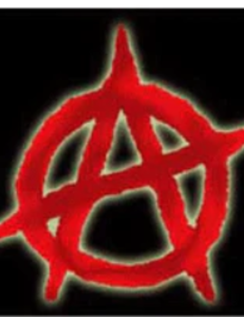 Anarchy Symbol 4x4.5 Bumper Sticker/Magnet