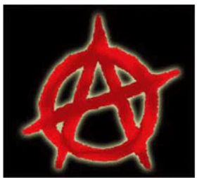 Anarchy Symbol 4x4.5 Bumper Sticker/Magnet
