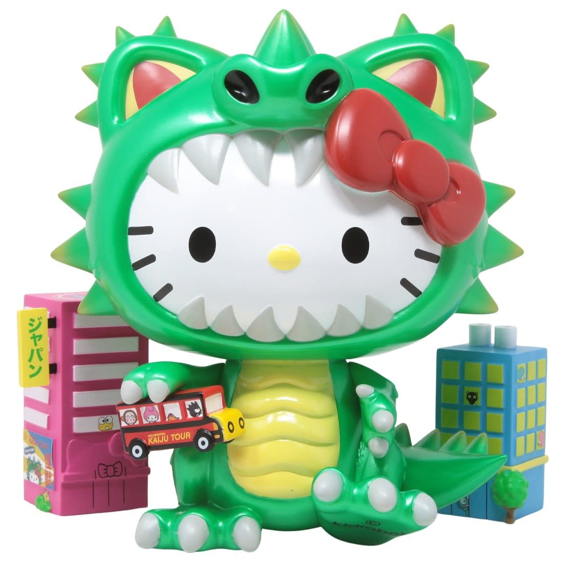 Hello Kitty Kaiju Cosplay - Metallic Green