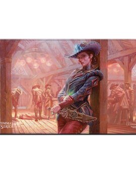 Marchesa, Dealer of Death Stitched Playmat - Outlaws of Thunder Junction