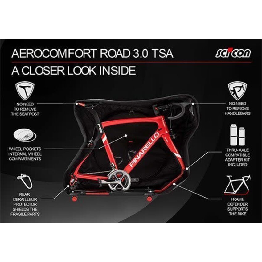 SCICON SCICON Sac transport Aerocomfort Route 3.0 TSA SCICON SCICON Sac transport Aerocomfort Route 3.0 TSA