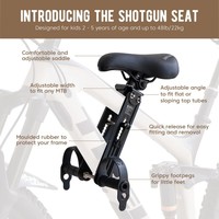 SHOTGUN Siège MTB pour enfants sur cadre