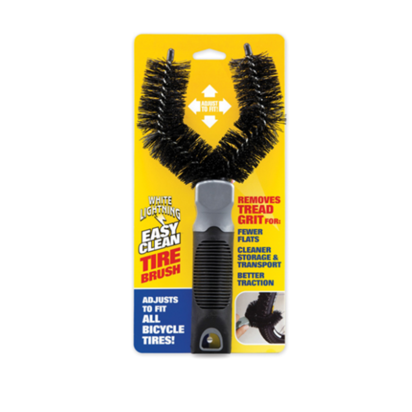 WHITE LIGHTNING WHITE LIGHTNING Brosse pour pneu (Unité) WHITE LIGHTNING WHITE LIGHTNING Brosse pour pneu (Unité)