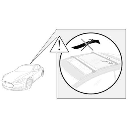 THULE Support de toit Aeroblade Edge Flush Mount Laferte Bicycles