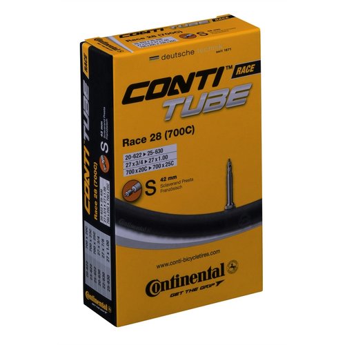 CONTINENTAL CONTINENTAL Tube Race 28 700x18-25 PV 42mm/100g CONTINENTAL CONTINENTAL Tube Race 28 700x18-25 PV 42mm/100g
