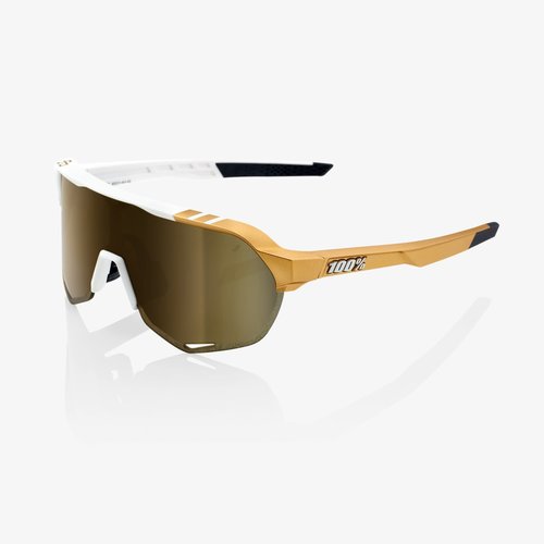 100% 100% Lunettes S2 Peter Sagan LE White Gold / Sold Gold Miroir 100% 100% Lunettes S2 Peter Sagan LE White Gold / Sold Gold Miroir