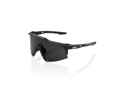 100% Lunettes Speedcraft XS Soft Tact Black Smoke Lens