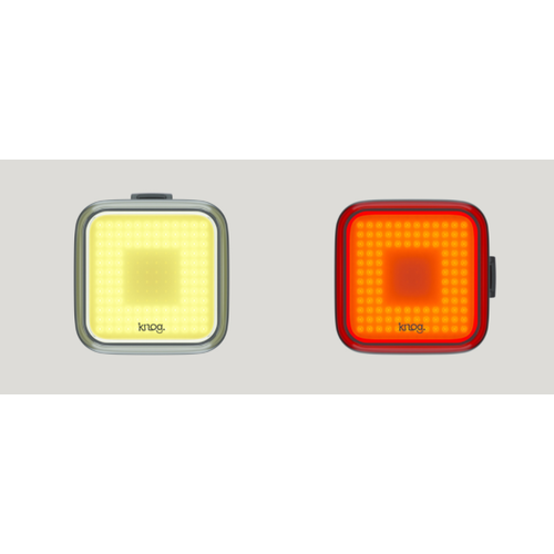 KNOG KNOG Lumières Carrées Blinder Kit avant/arriere KNOG KNOG Lumières Carrées Blinder Kit avant/arriere