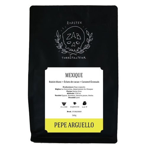 ZAB Café Méxique Pepe Arguello 340g ZAB Café Méxique Pepe Arguello 340g
