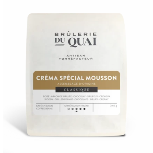 BRULERIE DU QUAI Special Crema Mousson 340g BRULERIE DU QUAI Special Crema Mousson 340g