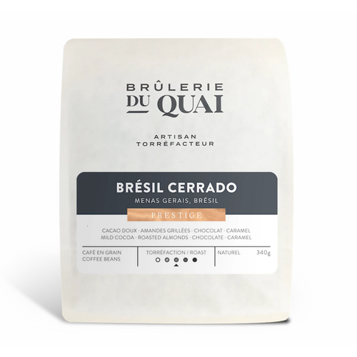 BRULERIE DU QUAI Brésil Cerrado Barbosa 340g BRULERIE DU QUAI Brésil Cerrado Barbosa 340g