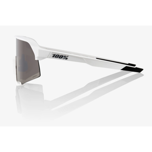 100% 100% Lunettes S3 Blanc Mat HiPER Silver Mirror 100% 100% Lunettes S3 Blanc Mat HiPER Silver Mirror