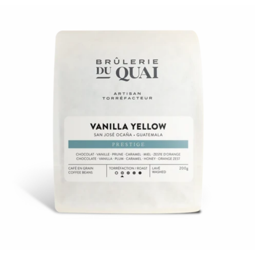 BRULERIE DU QUAI Vanilla Yellow 200g BRULERIE DU QUAI Vanilla Yellow 200g