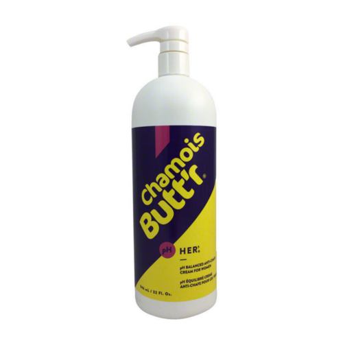 CHAMOIS BUTT'R CHAMOIS BUTT'R Her Bouteille avec pompe 32oz/946ml (Femme) CHAMOIS BUTT'R CHAMOIS BUTT'R Her Bouteille avec pompe 32oz/946ml (Femme)