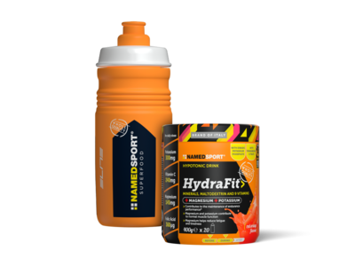 NAMEDSPORT Hydrafit Red Orange 400g Avec Bouteille