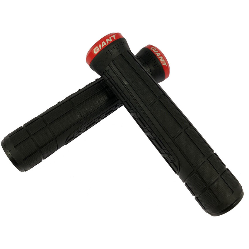 GIANT GIANT Poignées Swage single lock-on Noir/Rouge GIANT GIANT Poignées Swage single lock-on Noir/Rouge