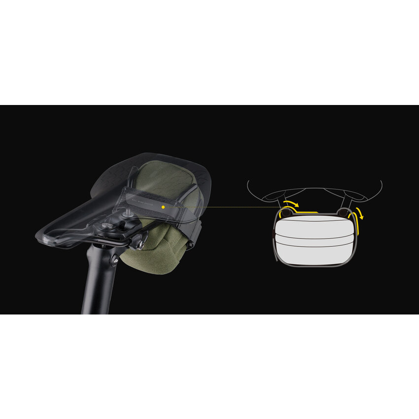 TOPEAK TOPEAK Sac de selle ELEMENTA SLIM M - GRN TOPEAK TOPEAK Sac de selle ELEMENTA SLIM M - GRN