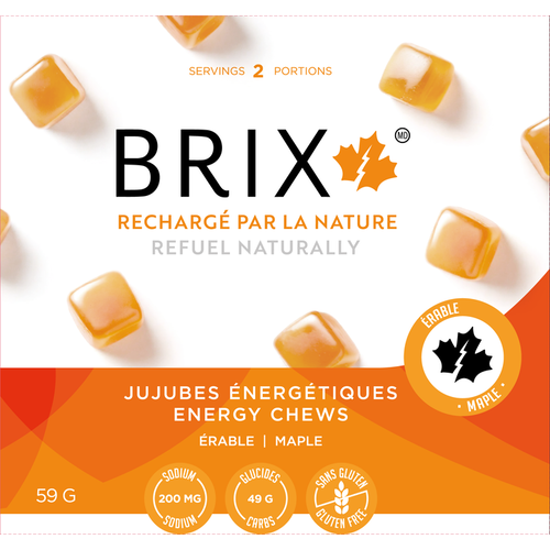 BRIX BRIX Jujubes Énergétiques 59g BRIX BRIX Jujubes Énergétiques 59g