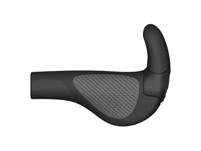 ERGON Poignées GP2-L Evo Grip Noir ERGON Poignées GP2-L Evo Grip Noir