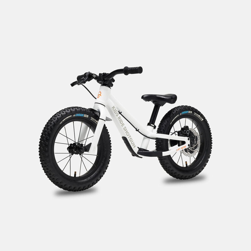 Kids Ride Shotgun SHOTGUN Dirt Hero 14'' Push bike Blanc Avec Frein Kids Ride Shotgun SHOTGUN Dirt Hero 14'' Push bike Blanc Avec Frein