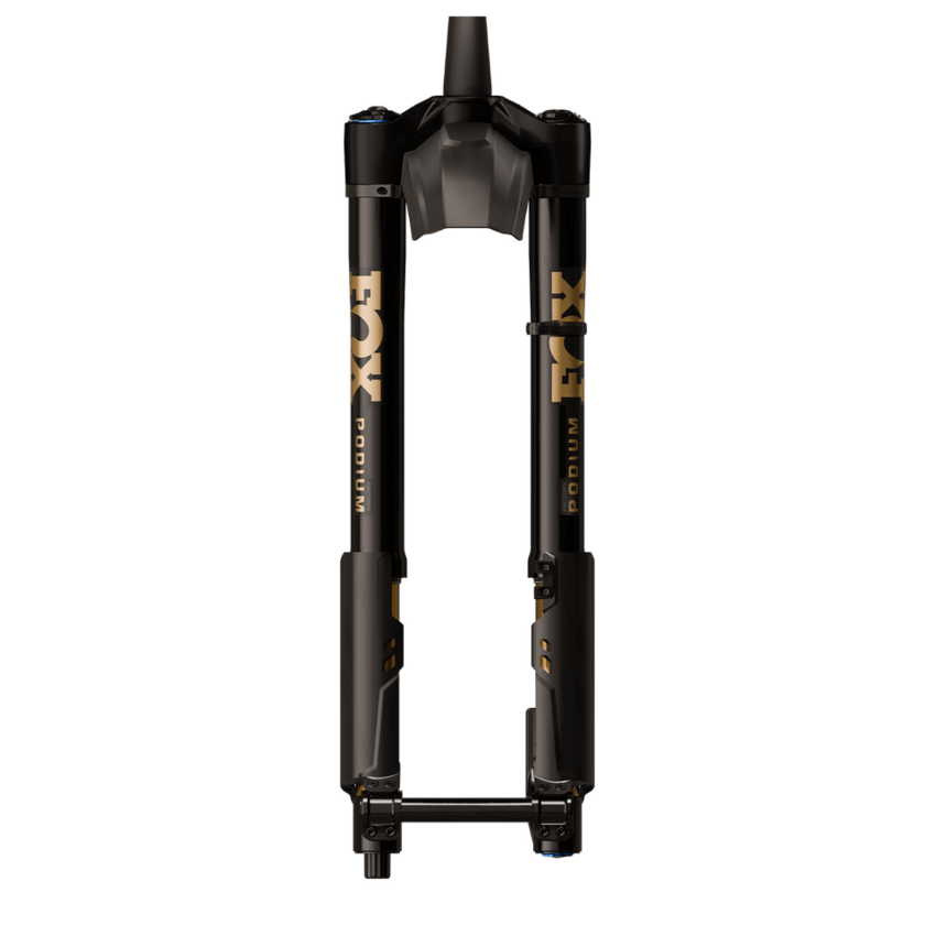 FOX FOX Fourche Factory Podium Inverted 29" 170mm 20TA x 110 mm, 44mm Offset, GRIP X2, 58HT Crown, Black/Podium Gold