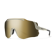 Matte Bone + ChromaPop Black Gold Mirror Lens