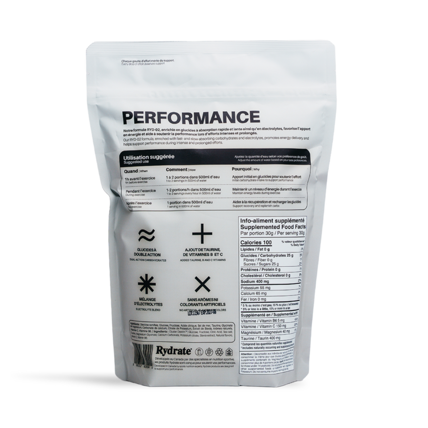 RYDRATE RYDRATE Performance / Endurance RYDRATE RYDRATE Performance / Endurance