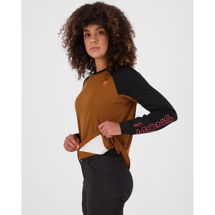 MONS ROYALE MONS ROYALE Maillot Tarn merino L/S Femme