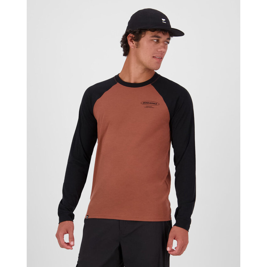 MONS ROYALE MONS ROYALE maillot Icon merino Raglan L/S