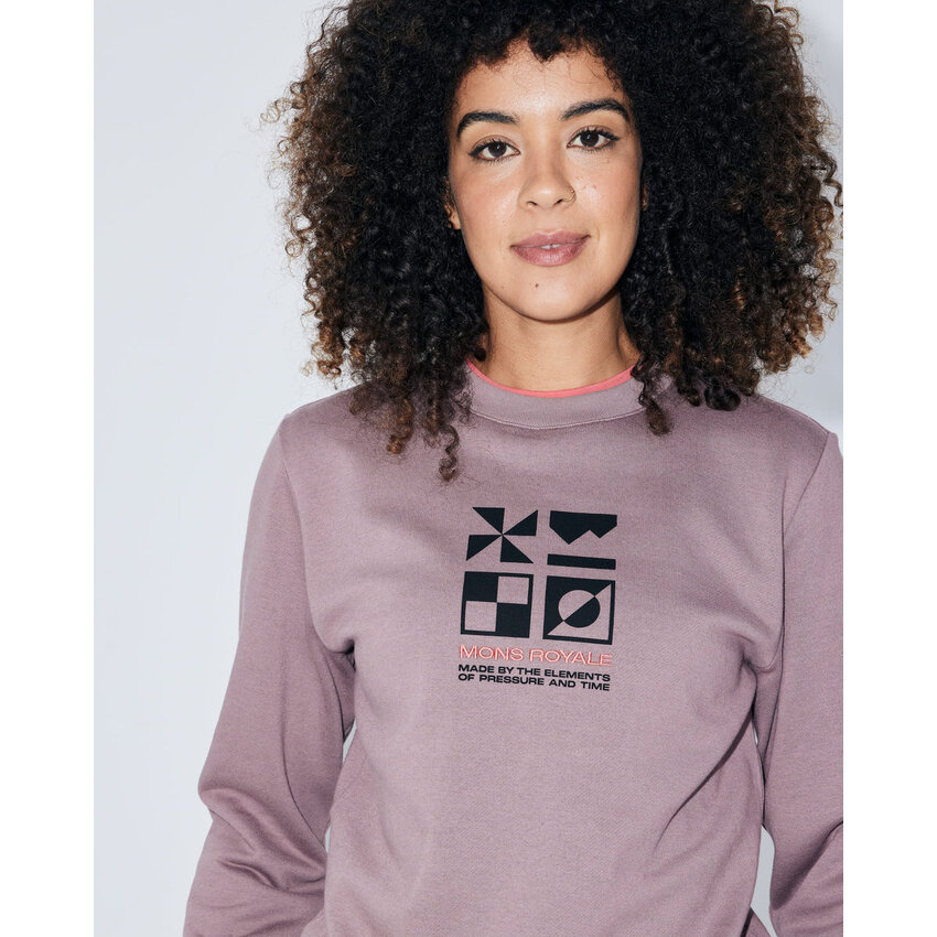 MONS ROYALE MONS ROYALE Crewneck Inversion Merino Femme
