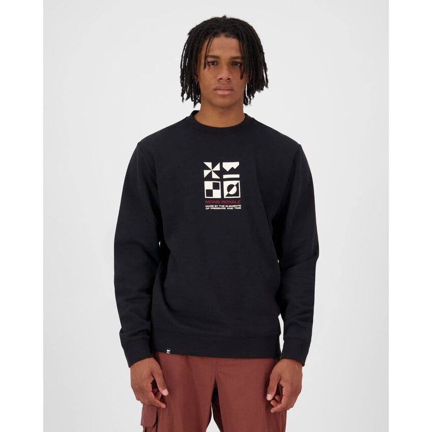 MONS ROYALE MONS ROYALE Crewneck Inversion Merino MONS ROYALE MONS ROYALE Crewneck Inversion Merino