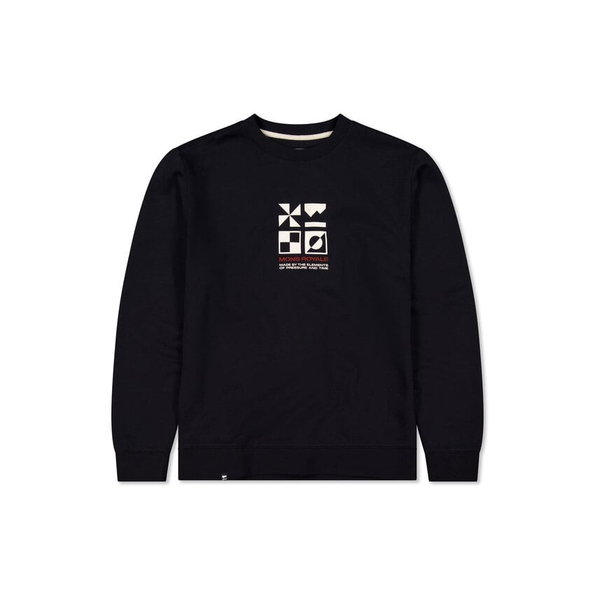MONS ROYALE MONS ROYALE Crewneck Inversion Merino MONS ROYALE MONS ROYALE Crewneck Inversion Merino