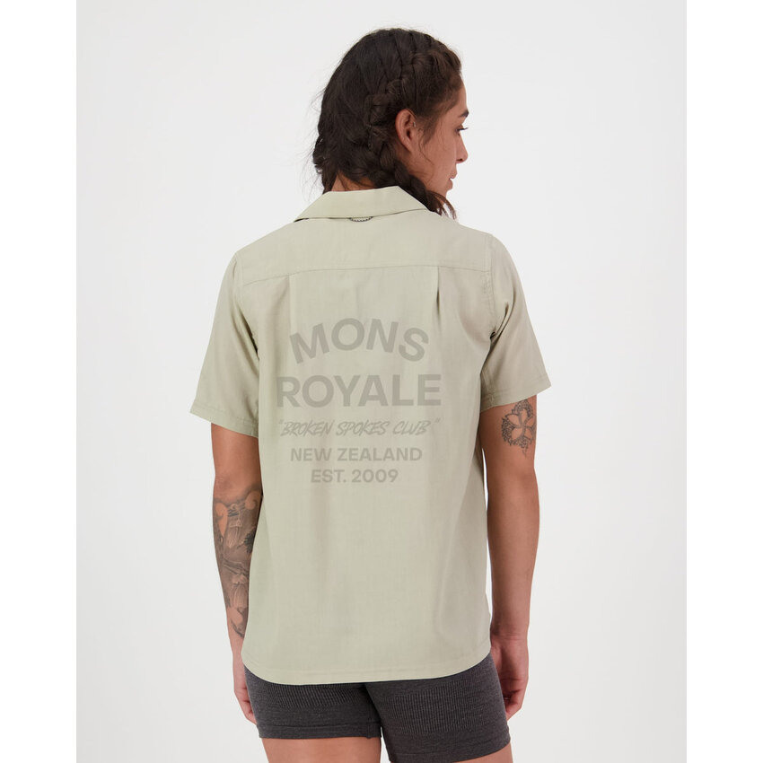 MONS ROYALE MONS ROYALE Chemise Breezer merino S/S Femme