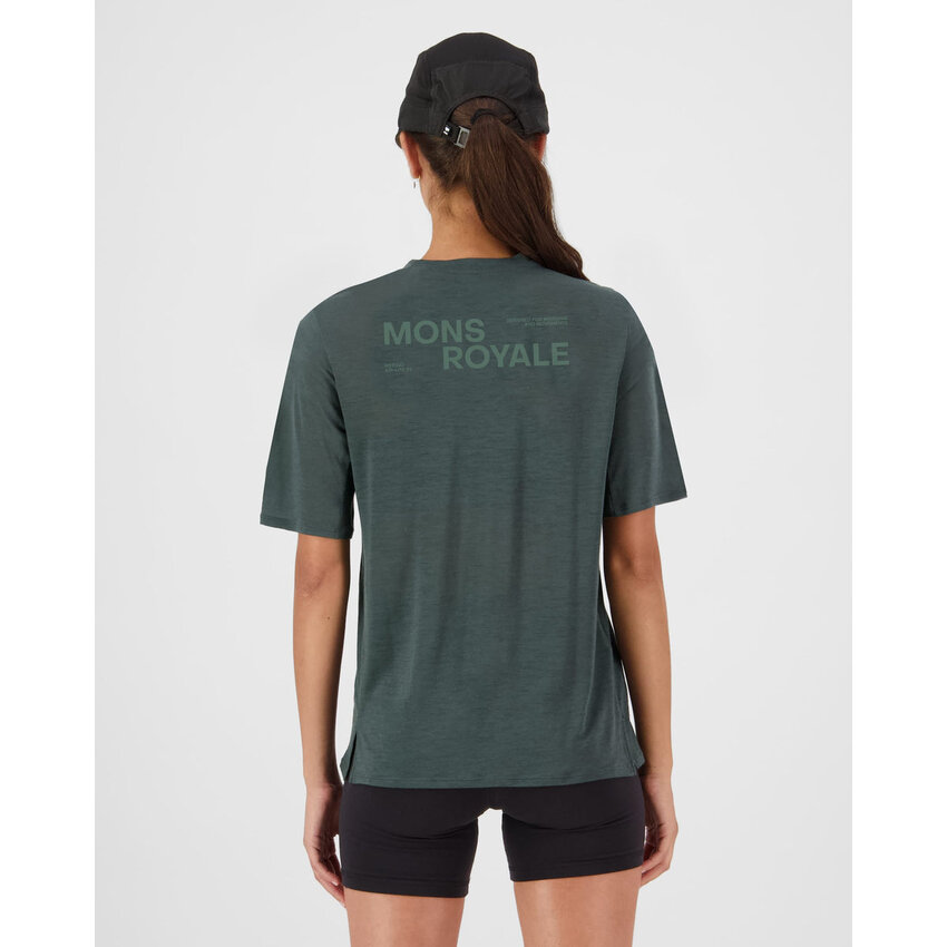 MONS ROYALE MONS ROYALE T-shirt Aero Ultralight merino S/S Femme