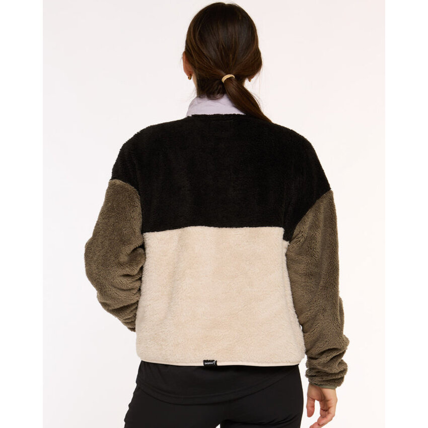 DHARCO DHARCO Pull polaire Sherpa demi-zip Femme