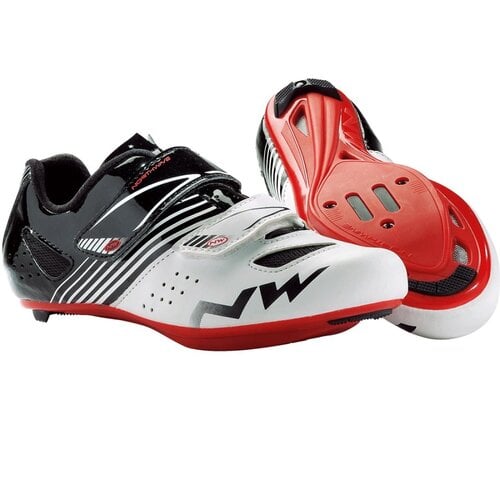NORTHWAVE NW TORPEDO JUNIOR WH/RED SZ:34