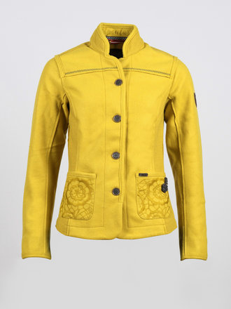 Inez Strick Wool Fleece Jacket Inez Strick Wool Fleece Jacket