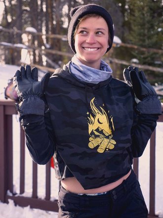 Vela Apparel W Campfire Camo Hood Sweat Vela Apparel W Campfire Camo Hood Sweat