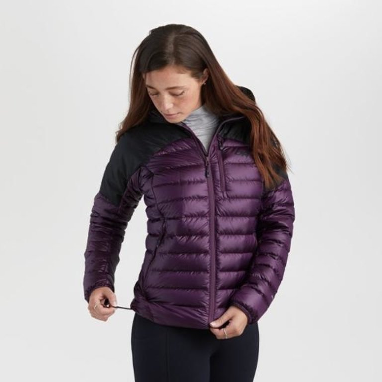 outdoor research women's helium down jacket