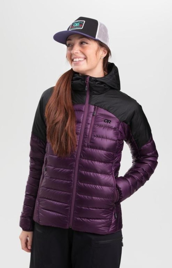 outdoor research women's helium down jacket
