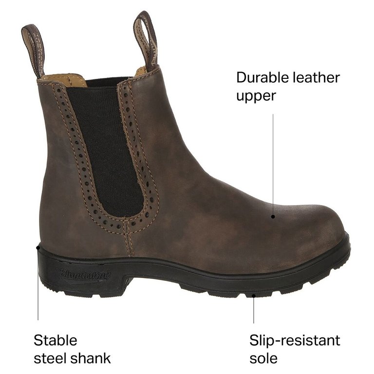 Blundstone High-Top Boots 1351 Rustic Brown - Women's