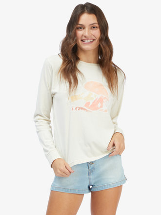 Roxy Roxy Mountain Spirit Graphic Vintage Long Sleeve T-Shirt for Women Roxy Roxy Mountain Spirit Graphic Vintage Long Sleeve T-Shirt for Women