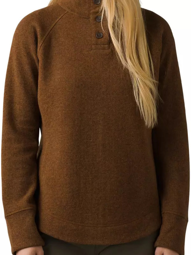 Women's High-Neck Terry Cloth Half Zip Sweatshirt - Women's Sweaters &  Sweatshirts - New In 2024