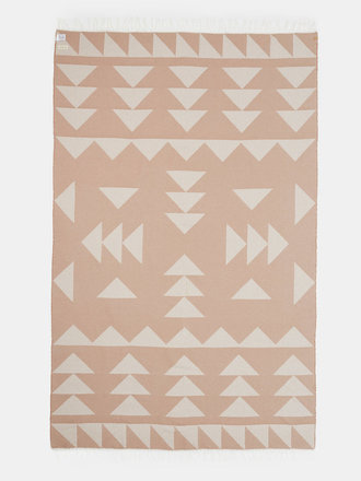 tentree Geo Beach Blanket Organic Cotton Reversible Beach Blanket