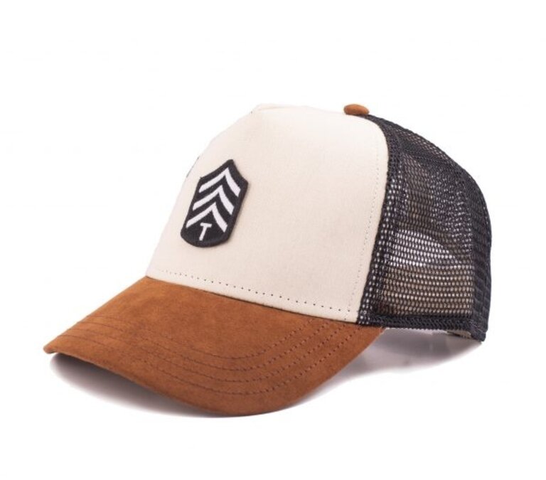 Trown Hat Feather Brown One Size
