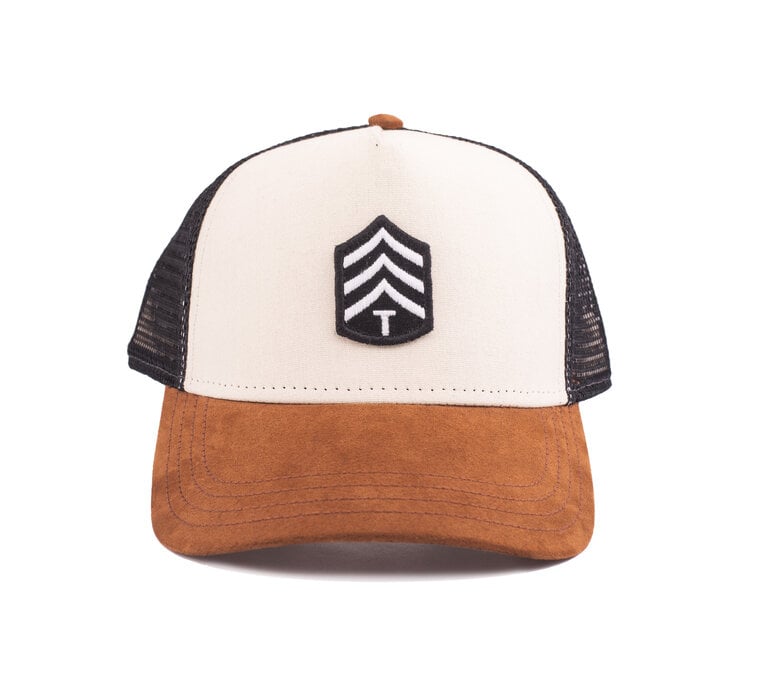 Trown Hat Feather Brown One Size