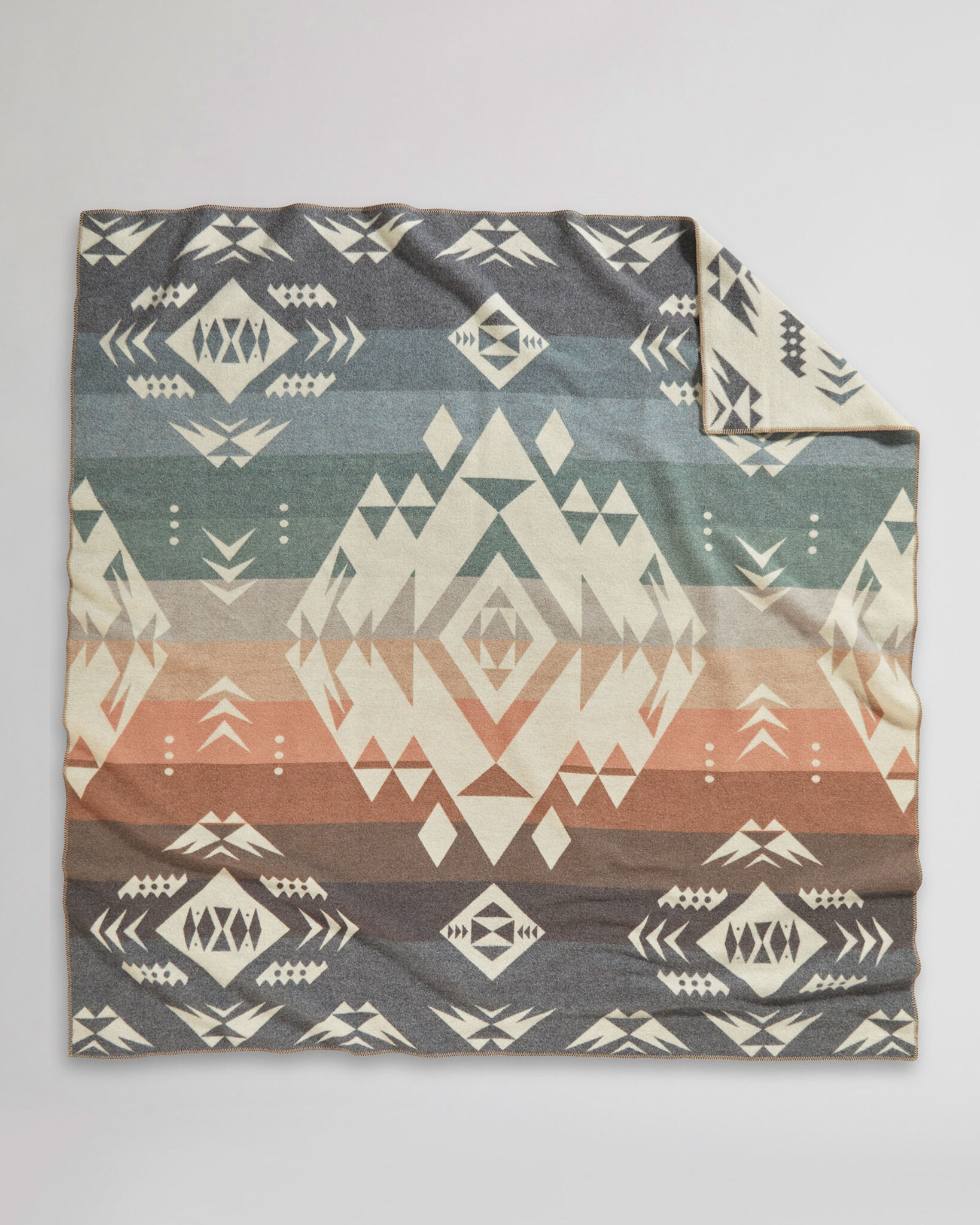 Pendleton Napped Jacquard Throw Prairie Rush Hour