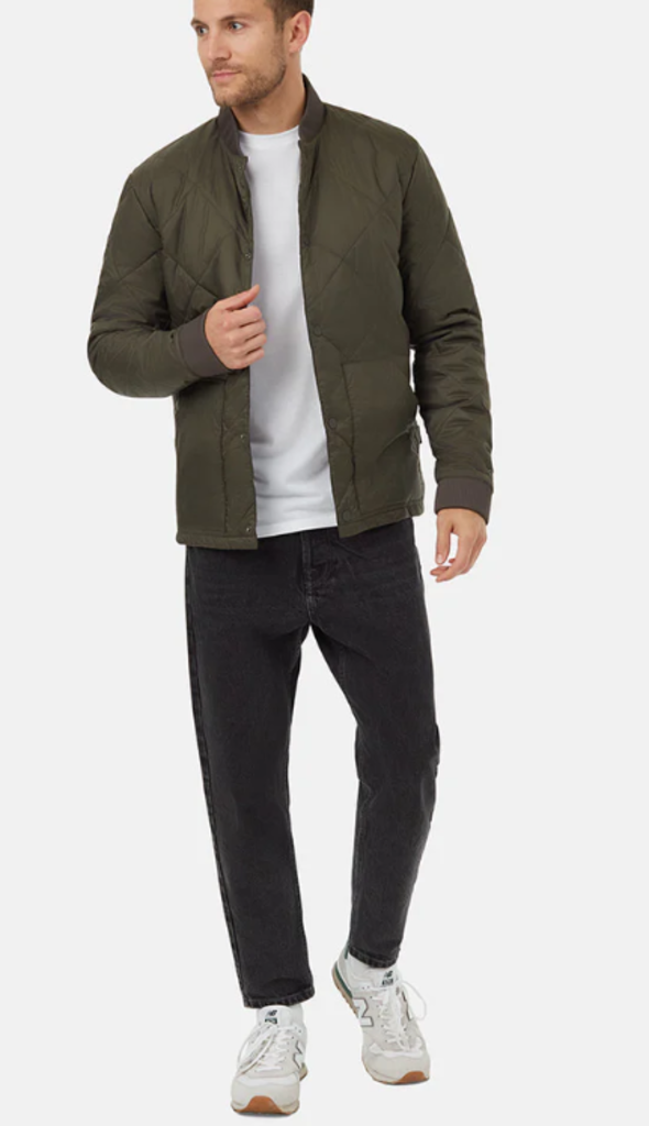 tentree Diamond Padded Bomber Jacket