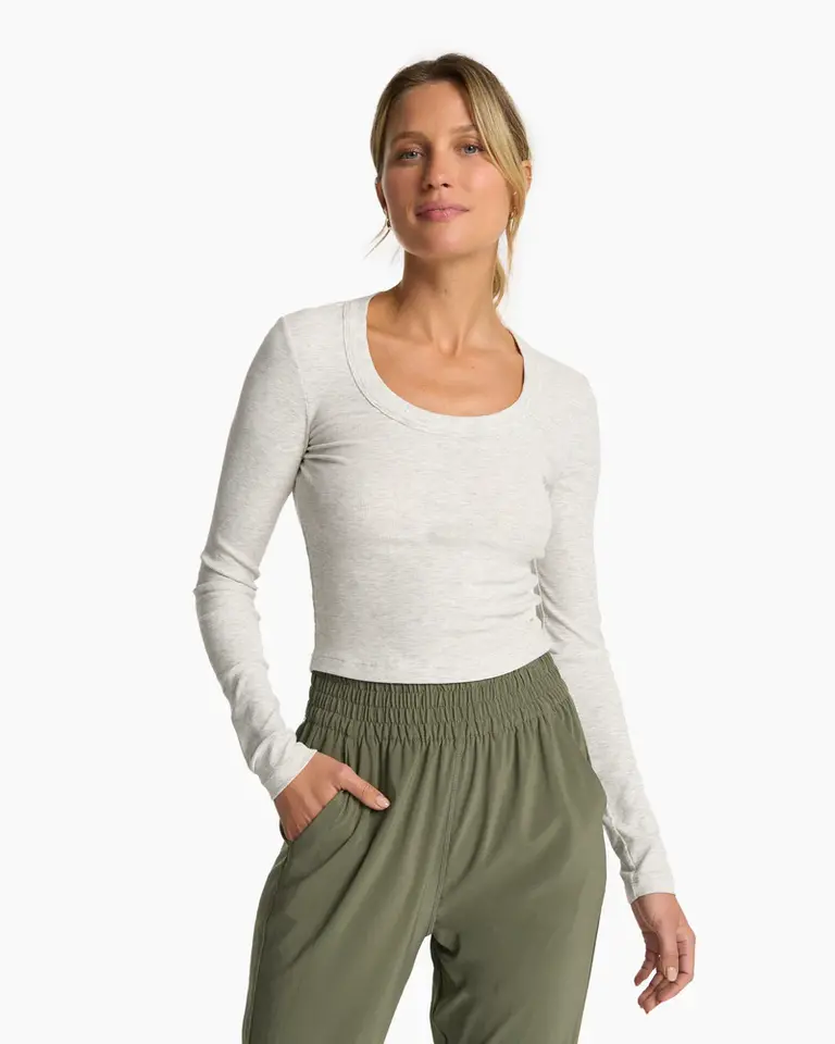 Vuori L/S Pose Scoop Tee