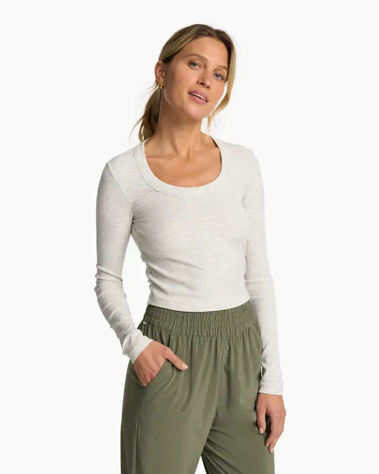 Vuori L/S Pose Scoop Tee